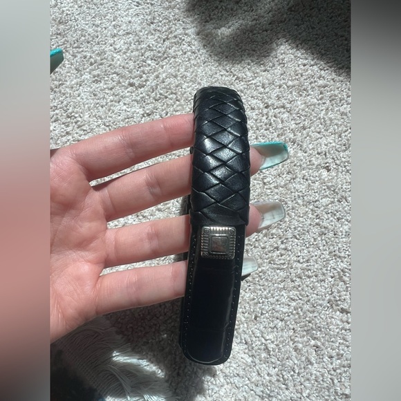 Brighton Black Leather Headband - Picture 8 of 8